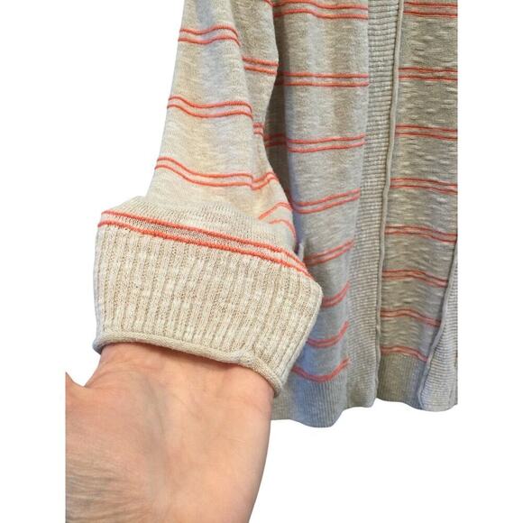 Madewell Womens Open Cardigan Sweater Size Small Open Stripe Preppy Casual Fall - Picture 8 of 11